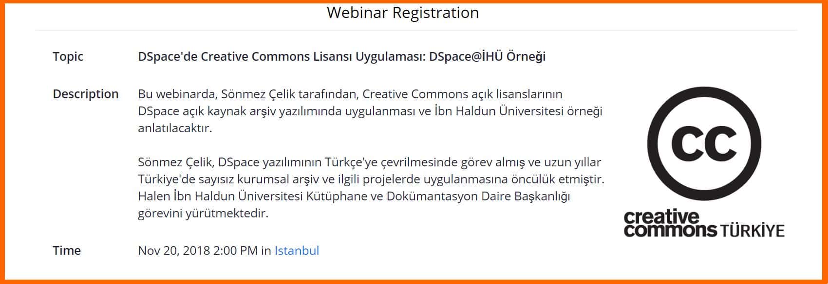 DSpace Creative Commons License Implementation : DSpace@IHU Sample