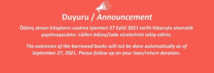 Announcement