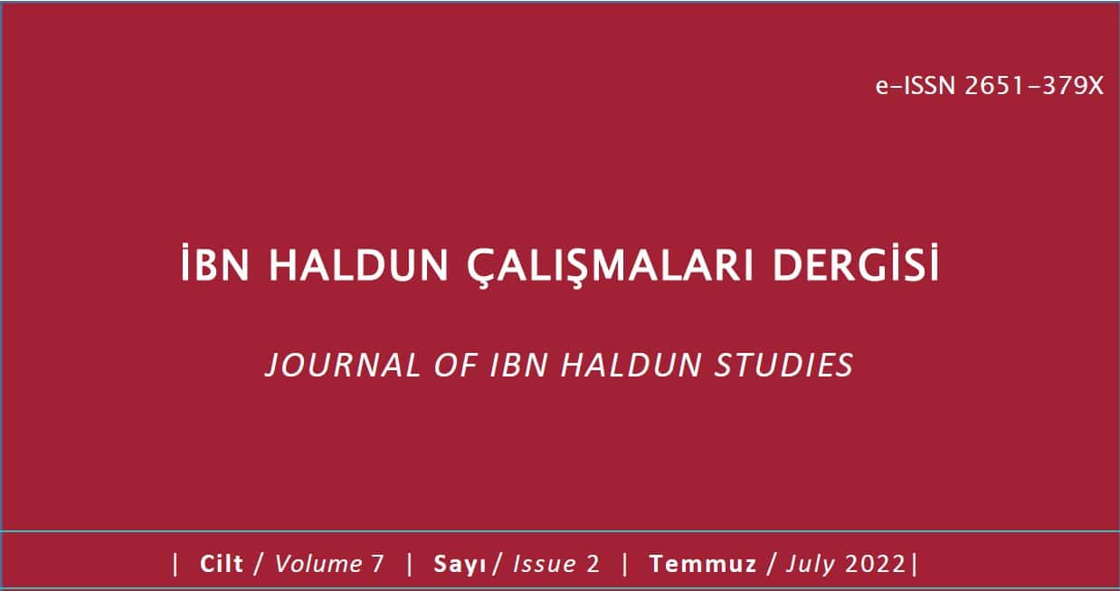 İbn Haldun Çalışmaları Dergisi’nin 7. Cilt, 2. Sayısı Yayımlandı