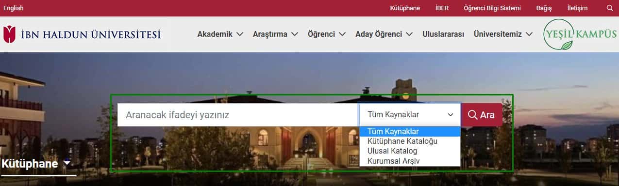 İHÜ Kütüphanesi Keşif Aracı: Kütüphane Kaynaklarına Tek Noktadan Erişim