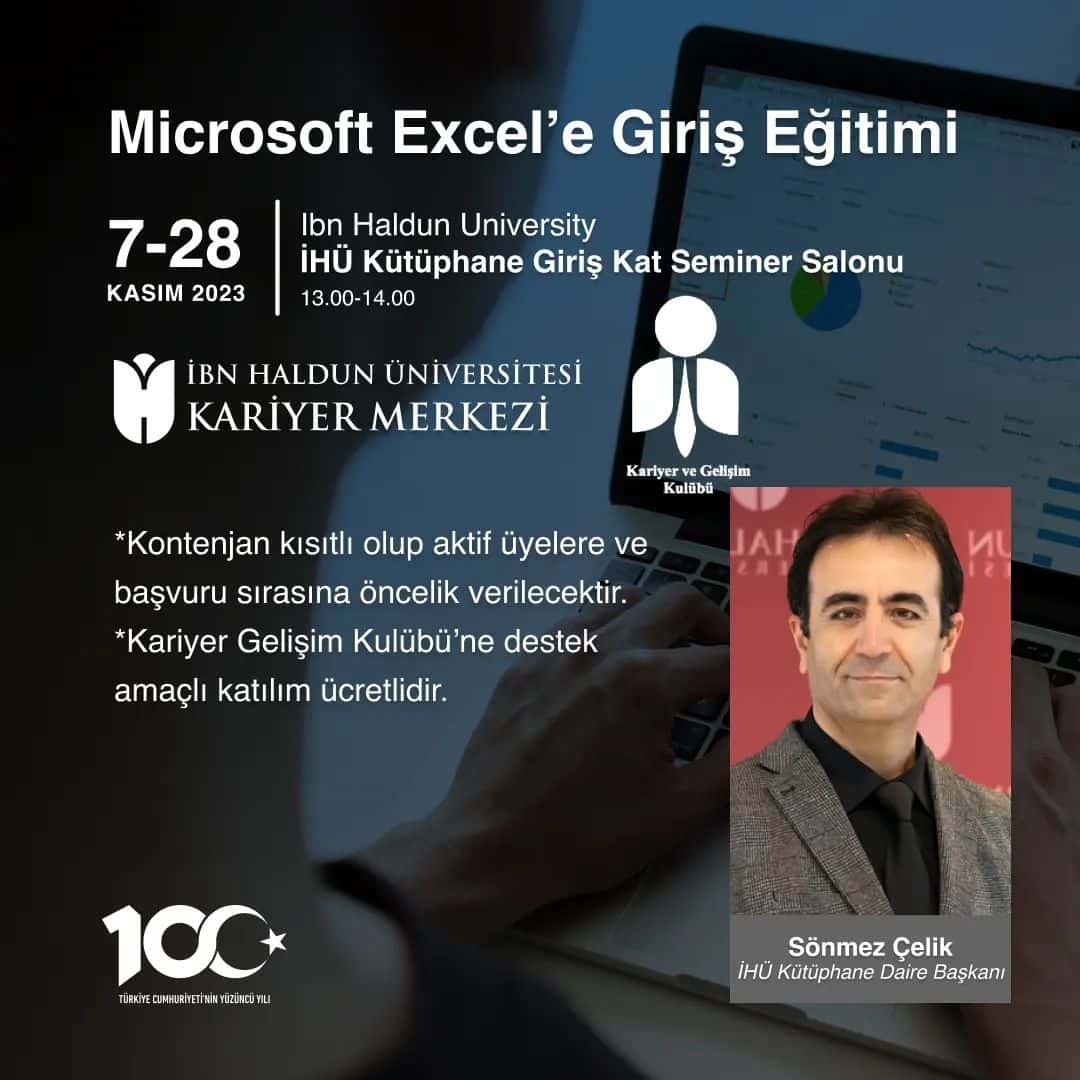Microsoft Excel'e Giriş Eğitimi Gerçekleşti
