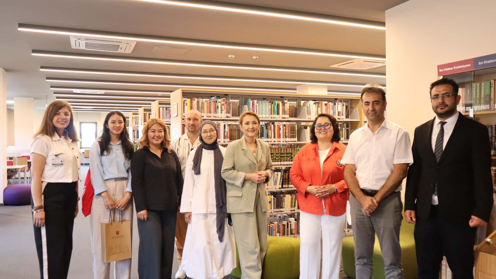 Kyrgyzstan Ala-Too International University Visited Our Library