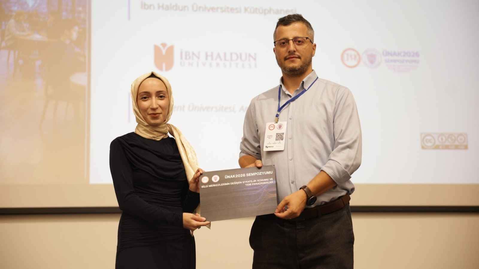 The IHU Library was Represented at the ÜNAK 2026 Symposium