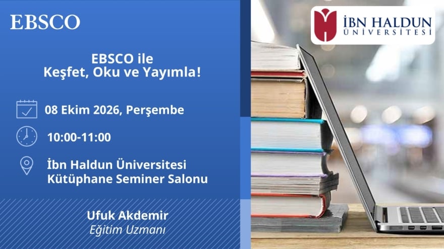 EBSCO ile Keşfet, Oku ve Yayımla!